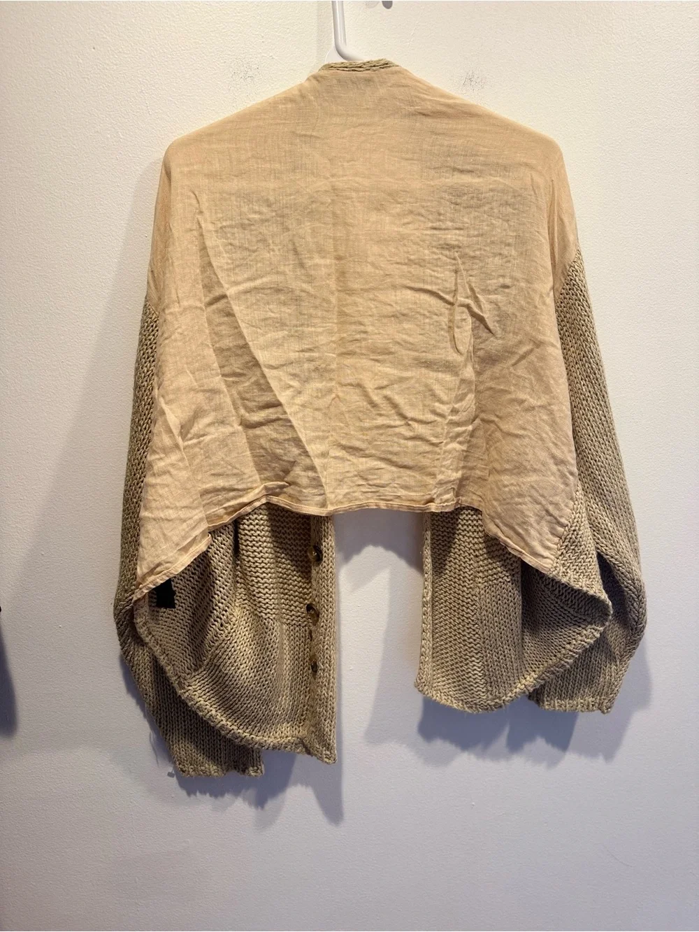 Zara Linen Open-Front Women’s Cardigan Sweater